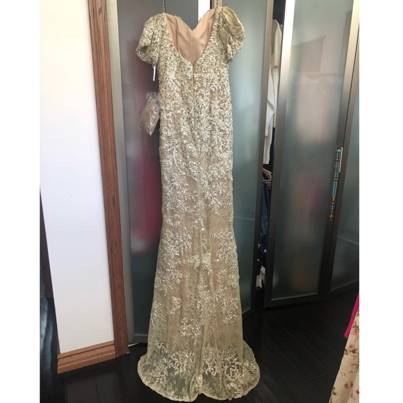 Terani Couture Embellished Dress NEW - Picture 4 of 10